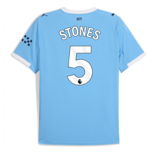 Stroje piłkarskie Manchester City John Stones #5 Koszulka Podstawowej 2025-26 Krótki Rękaw